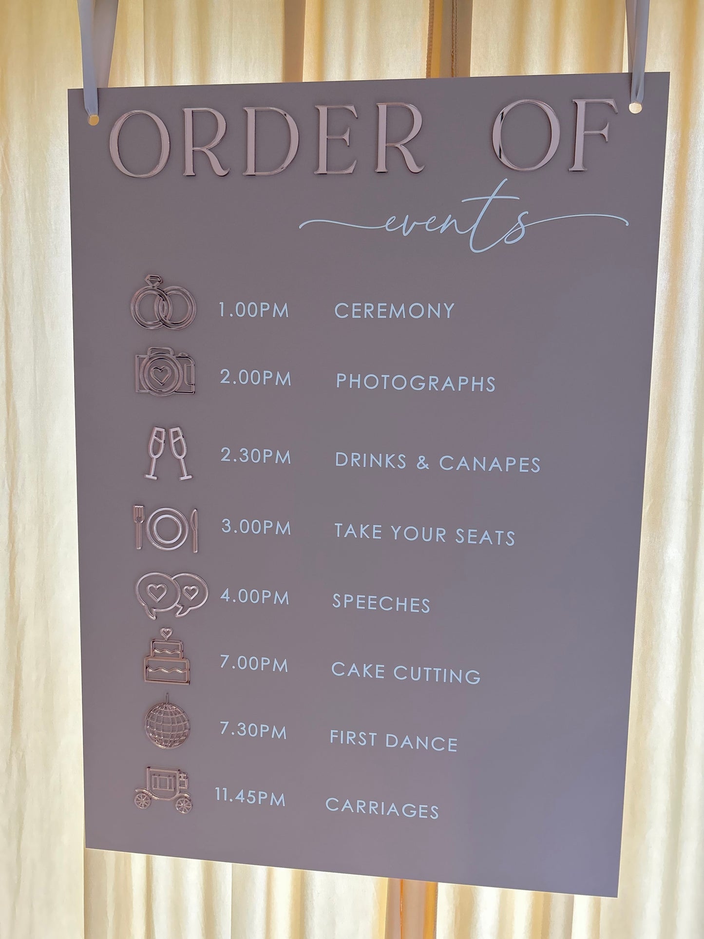 Order of Events