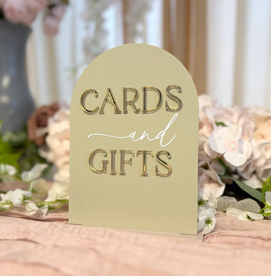 Cards & Gifts Sign