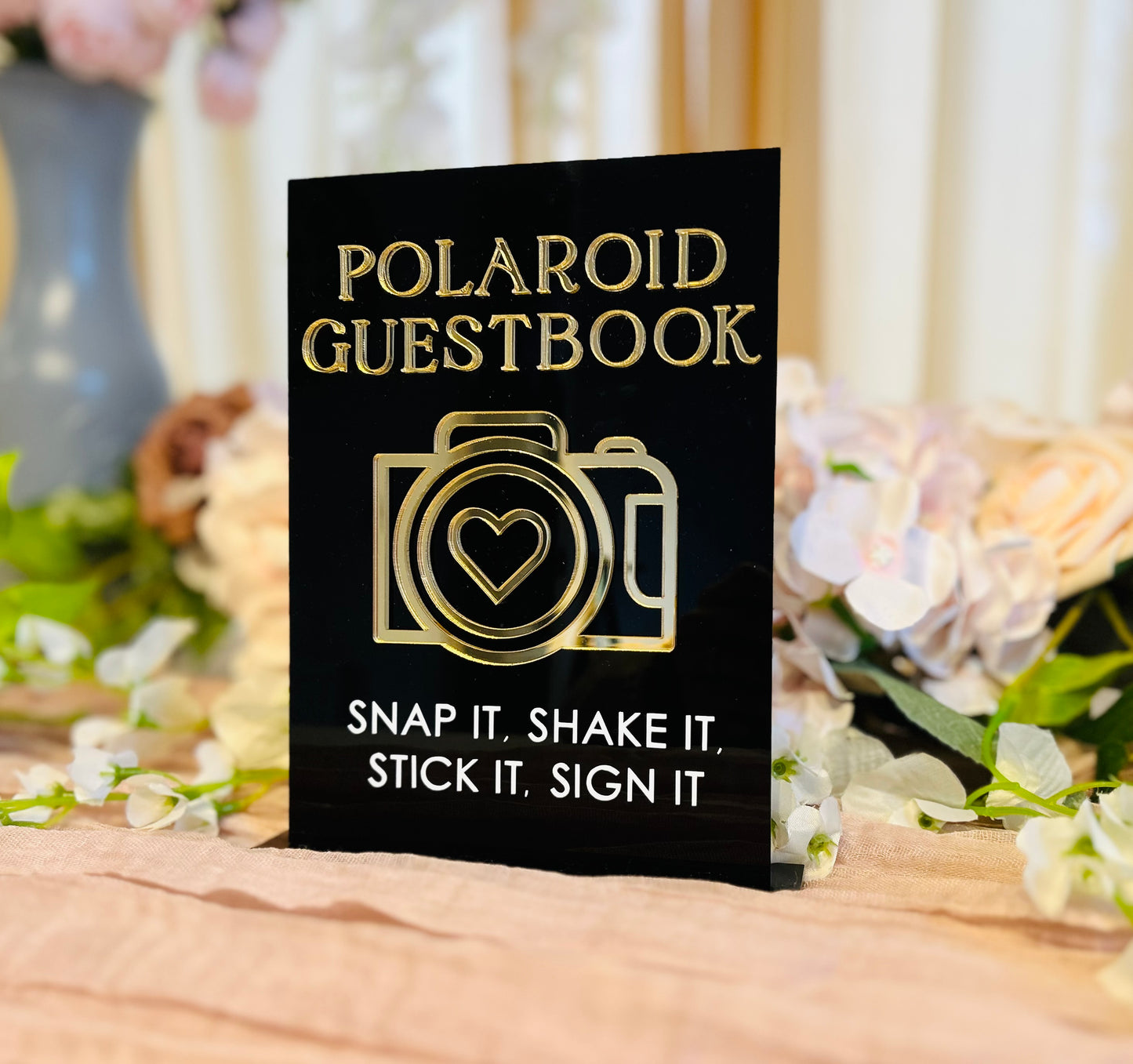 Polaroid Guestbook Sign