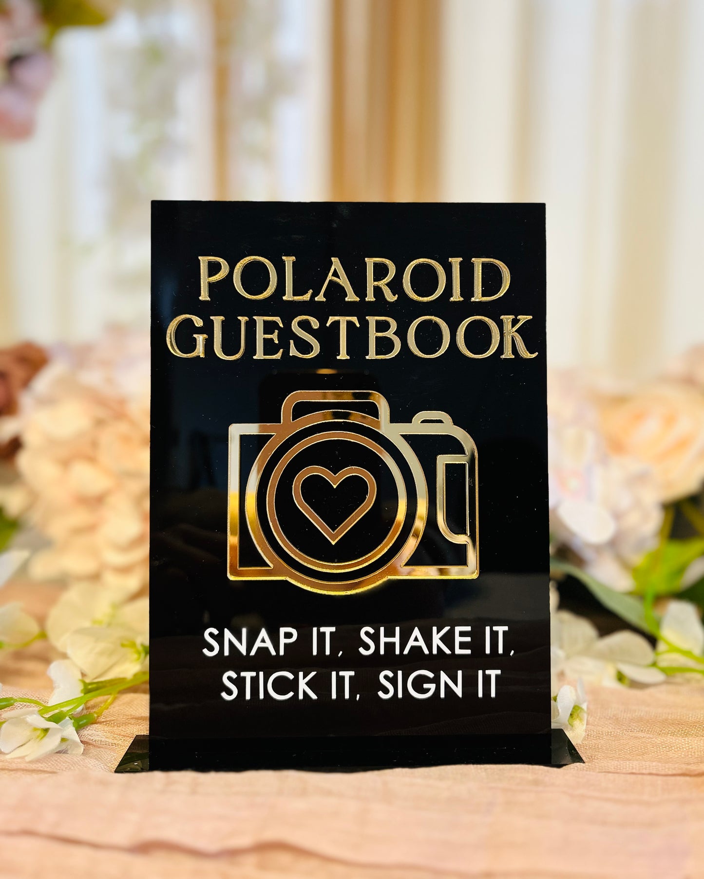 Polaroid Guestbook Sign