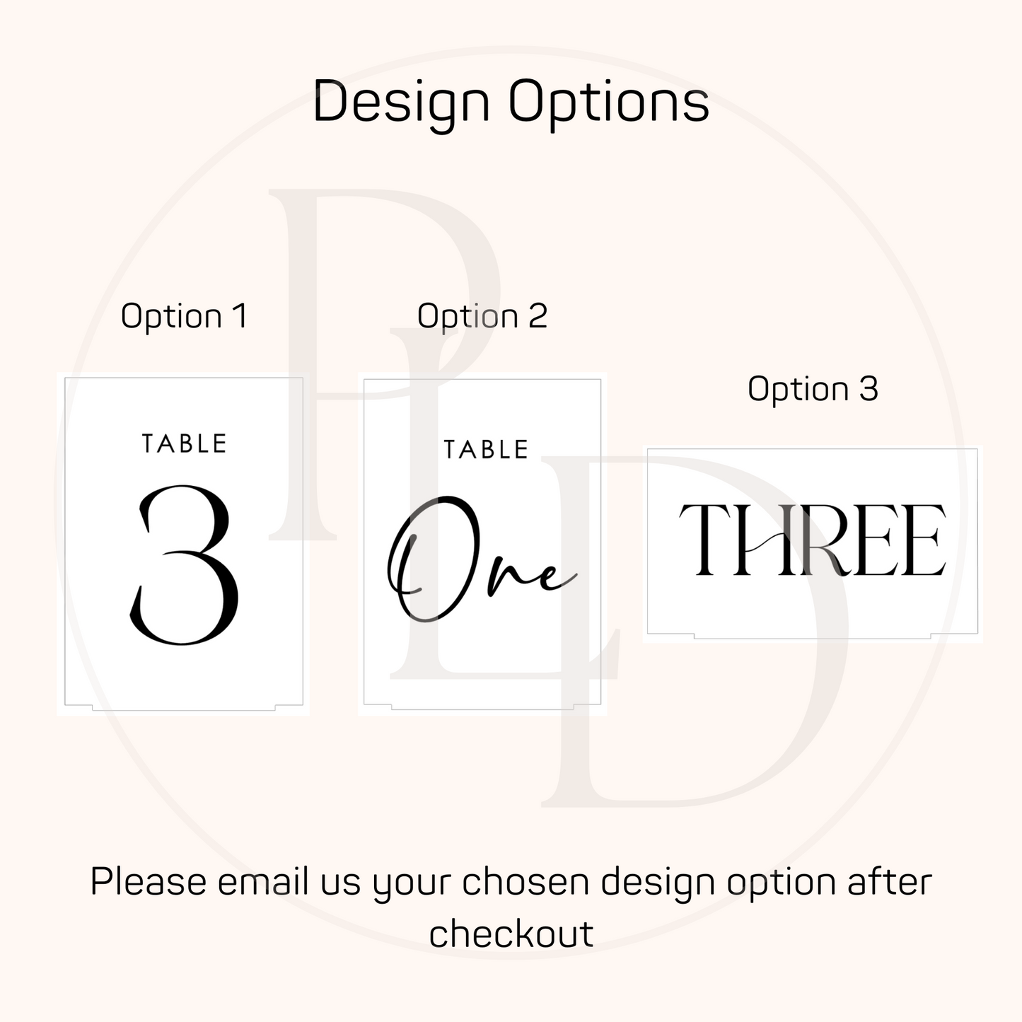 Rectangle Table Numbers